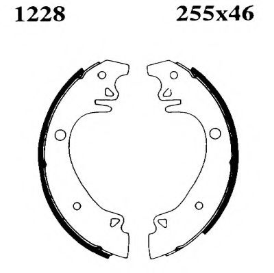 01228 BSF Wheel Suspension Wheel Bearing Kit