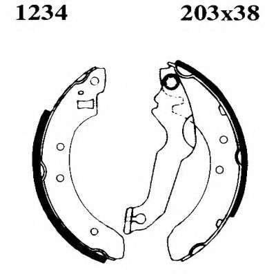 01234 BSF Wheel Suspension Wheel Bearing Kit