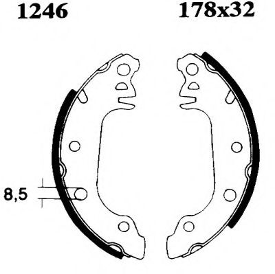 06026 BSF Suspension Coil Spring
