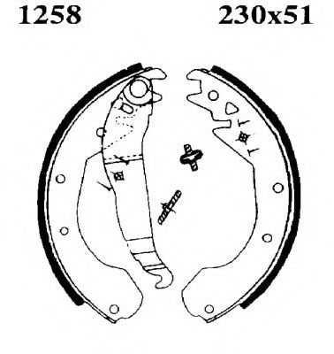 01258 BSF Wheel Suspension Wheel Bearing Kit