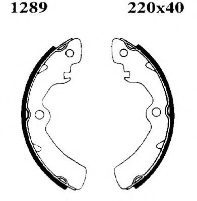 01289 BSF Exhaust System Gasket, exhaust pipe