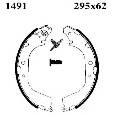 6495 BSF Brake Pad Set, disc brake