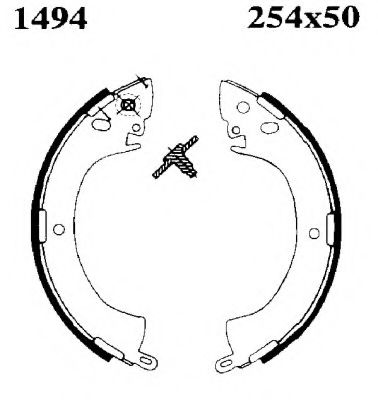 06505 BSF Wheel Suspension Track Control Arm
