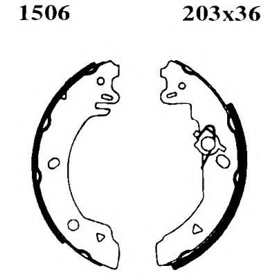 01506 BSF Gasket, cylinder head cover