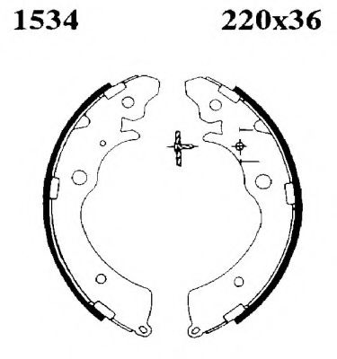 6546 BSF Brake Pad Set, disc brake