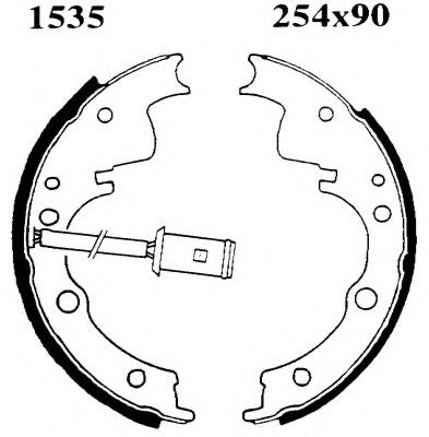 01535 BSF Wheel Suspension Wheel Bearing Kit
