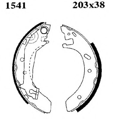 01541 BSF Wheel Suspension Wheel Bearing Kit