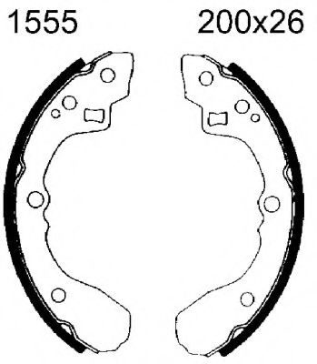 01555 BSF Bush, brake shoe pin