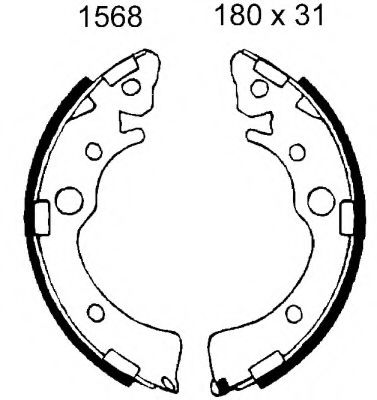 01568 BSF Wheel Suspension Wheel Bearing Kit