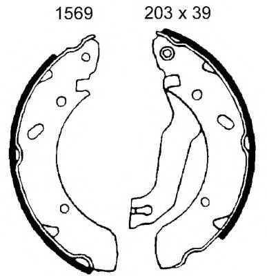 01569 BSF Exhaust System Gasket, exhaust pipe