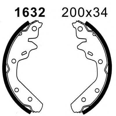 01632 BSF Wheel Suspension Wheel Bearing Kit