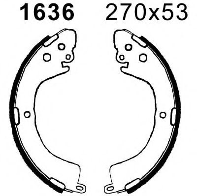 01636 BSF Wheel Suspension Wheel Bearing Kit