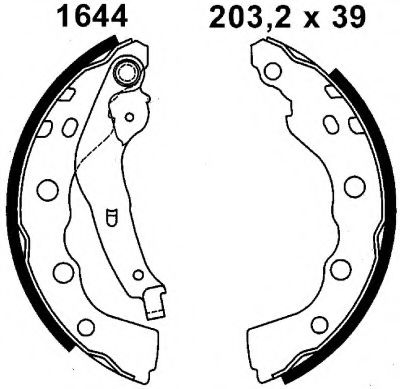 06464 BSF Wheel Suspension Control Arm-/Trailing Arm Bush