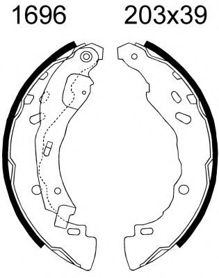 06577 BSF Exhaust System Gasket, exhaust pipe