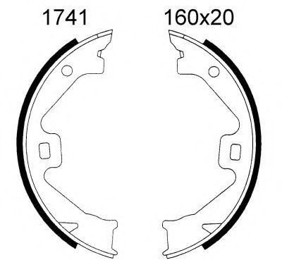 01741 BSF Exhaust System Gasket, exhaust pipe