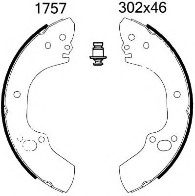 06483 BSF Wheel Suspension Track Control Arm