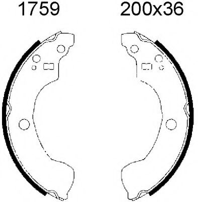 06484 BSF Wheel Suspension Track Control Arm