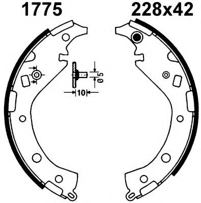 6541 BSF Wheel Suspension Wheel Bearing Kit