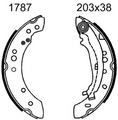 06565 BSF Exhaust System Gasket, exhaust pipe