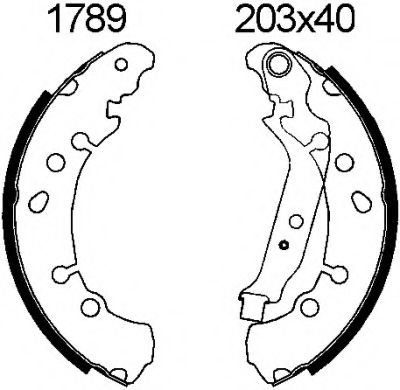 01789 BSF Gasket, cylinder head cover