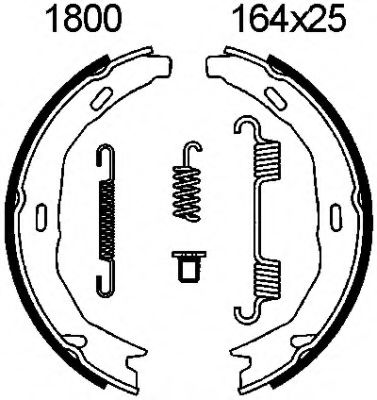 01800 BSF Wheel Suspension Track Control Arm