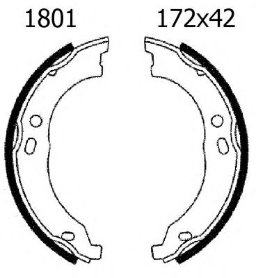 01801 BSF Exhaust System Gasket, exhaust pipe