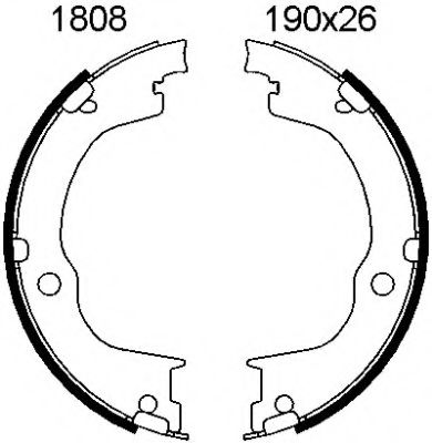 01808 BSF Wheel Suspension Wheel Hub