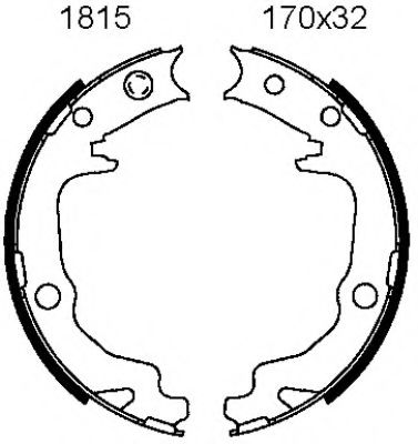 01815 BSF Gasket, cylinder head cover