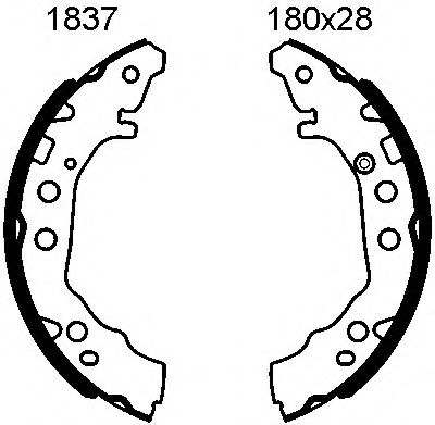 6582 BSF Brake Pad Set, disc brake