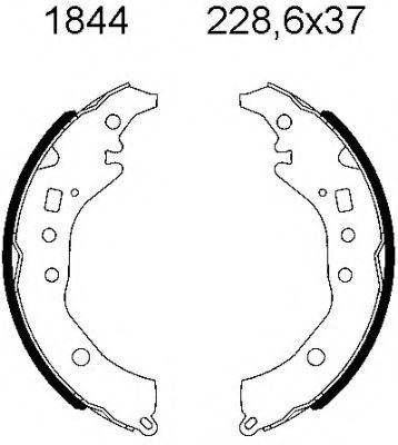 01844 BSF Wheel Bearing Kit