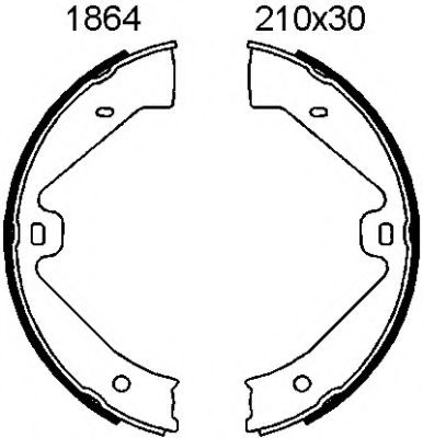01864 BSF Wheel Suspension Wheel Bearing Kit