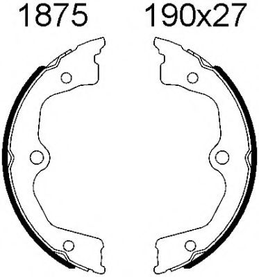 01875 BSF Gasket, cylinder head cover