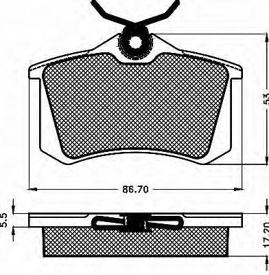 10480 BSF Belt Pulley Set, crankshaft