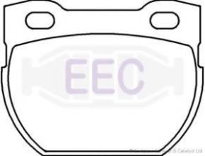 BRP0907 EEC Brake Pad Set, disc brake