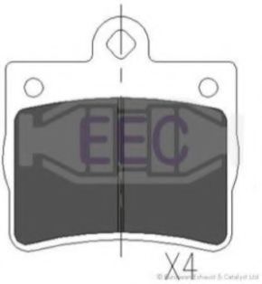 BRP0967 EEC Brake System Brake Pad Set, disc brake