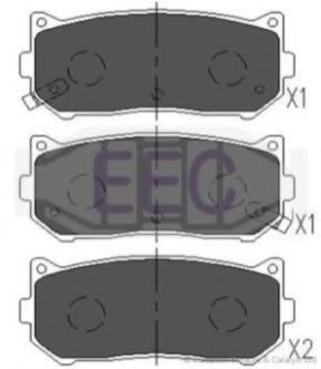 BRP1101 EEC Brake System Brake Pad Set, disc brake
