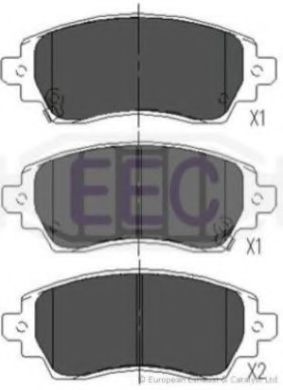 BRP1137 EEC Brake System Brake Pad Set, disc brake