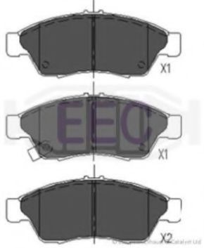BRP1255 EEC Brake System Brake Pad Set, disc brake