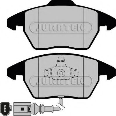 JCP1641 JURATEK Brake Pad Set, disc brake