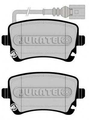 JCP1644 JURATEK Brake Pad Set, disc brake