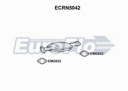 ECRN5042 EUROFLO Catalytic Converter