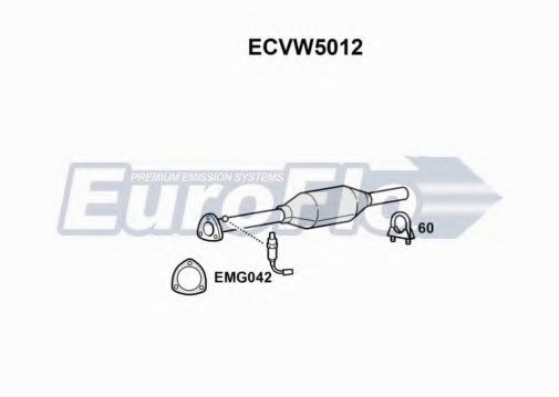 ECVW5012 EUROFLO Catalytic Converter