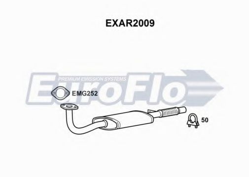 EXAR2009 EUROFLO Exhaust Pipe