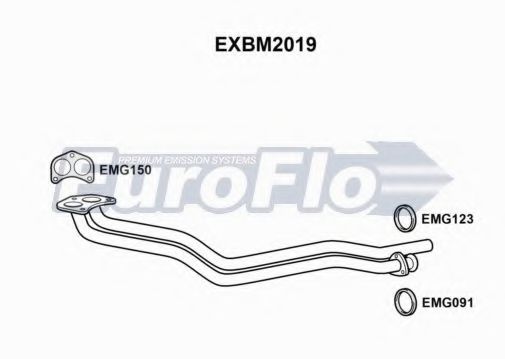 EXBM2019 EUROFLO Exhaust Pipe