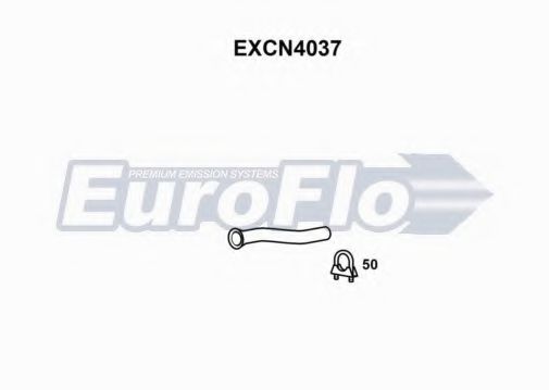EXCN4037 EUROFLO Abgasrohr