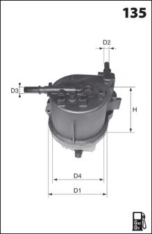DP1110.13.0080 DR%21VE%2B Fuel Supply System Fuel filter