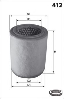 DP1110.10.0037 DR%21VE%2B Air Supply Air Filter