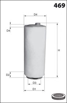 DP1110.10.0021 DR%21VE%2B Air Supply Air Filter
