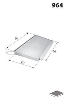 DP1110.12.0048 DR%21VE%2B Heating / Ventilation Filter, interior air