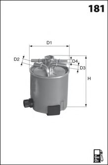 DP1110.13.0074 DR%21VE%2B Fuel Supply System Fuel filter
